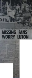 Match Report: Luton Town FC vs Middlesbrough (5th Sep 1970)