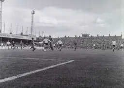 Don Givens bursts through