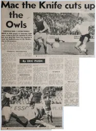 Match Report: Sheffield Wednesday vs Luton Town FC (10th Oct 1970)