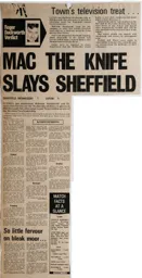 Match Report: Sheffield Wednesday vs Luton Town FC (10th Oct 1970)