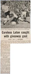 Match Report: Charlton Athletic vs Luton Town FC (24th Oct 1970)