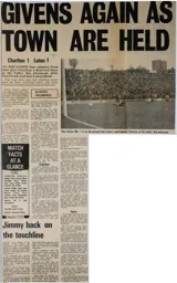 Match Report: Charlton Athletic vs Luton Town FC (24th Oct 1970)
