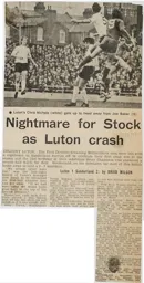 Match Report: Luton Town FC vs Sunderland (31st Oct 1970)