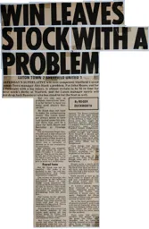 Match Report: Luton Town FC vs Sheffield United (5th Dec 1970)