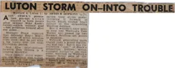 Match Report: Watford vs Luton Town FC (12th Dec 1970)