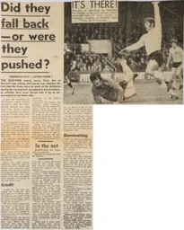 Match Report: Norwich City vs Luton Town FC (19th Dec 1970)