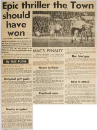 Match Report: Luton Town FC vs Nottingham Forest (11th Jan 1971)