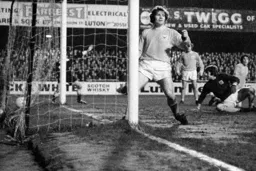 The Town's first goal hits the back of the net