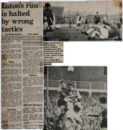 Match Report: Blackburn Rovers vs Luton Town FC (16th Jan 1971)