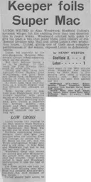 Match Report: Sheffield United vs Luton Town FC (6th Feb 1971)