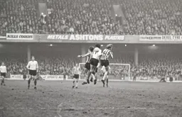 Don Givens gets close attention