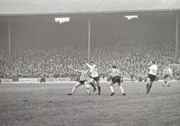 Roger Hoy bursts through