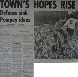 Match Report: Portsmouth vs Luton Town FC (20th Feb 1971)