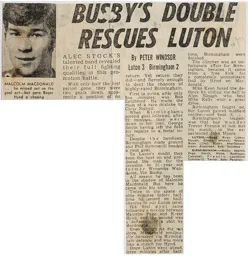 Match Report: Luton Town FC vs Birmingham City (3rd Apr 1971)
