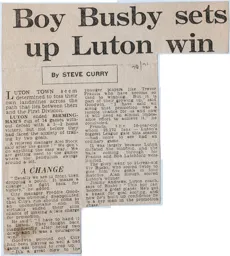 Match Report: Luton Town FC vs Birmingham City (3rd Apr 1971)