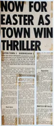 Match Report: Luton Town FC vs Birmingham City (3rd Apr 1971)