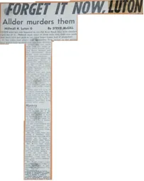 Match Report: Millwall vs Luton Town FC (10th Apr 1971)