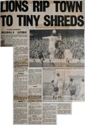 Match Report: Millwall vs Luton Town FC (10th Apr 1971)
