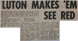 Match Report: Luton Town FC vs Cardiff City (4th May 1971)