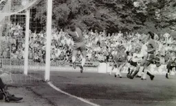 Mike Keen goes close