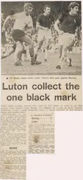 Match Report: Burnley vs Luton Town FC (21st Aug 1971)