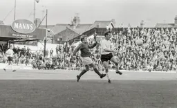 John Moore controlling the midfield