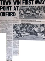 Match Report: Oxford United vs Luton Town FC (1st Sep 1971)