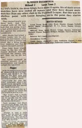 Match Report: Millwall vs Luton Town FC (18th Sep 1971)
