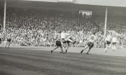 Alan Slough gets a foot in