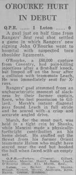 Match Report: Queens Park Rangers vs Luton Town FC (19th Oct 1971)