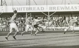 Don Givens takes a shot