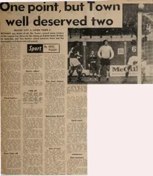 Match Report: Bristol City vs Luton Town FC (4th Dec 1971)