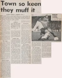 Match Report: Luton Town FC vs Cardiff City (11th Dec 1971)