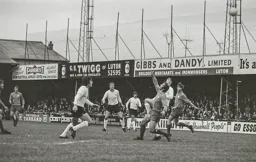 Gordon Hindson heads from the edge of the Cardiff box