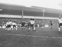 Alan Slough blasts in a free-kick for the only goal