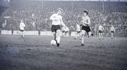 Peter Anderson pressures the Preston defence