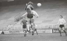 Don Givens dominant in the box again