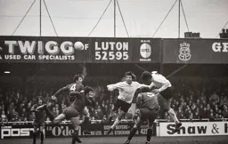 David Court and Vic Halom thwarted in front of goal