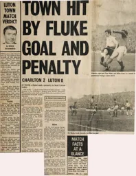 Match Report: Charlton Athletic vs Luton Town FC (26th Feb 1972)