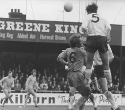 Chris Nicholl nets but the effort is disallowed