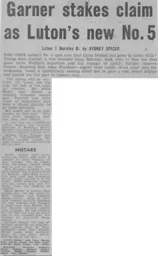 Match Report: Luton Town FC vs Burnley (18th Mar 1972)