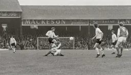 David Court tries a shot from far out