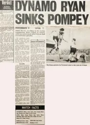 Match Report: Portsmouth vs Luton Town FC (15th Apr 1972)