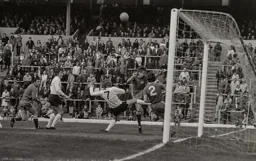 Robin Wainwright causes panic in the six yard box