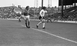 Vic Halom controls the ball