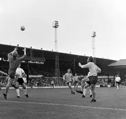 Huddersfield keeper makes sure the ball is his