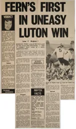 Match Report: Luton Town FC vs Brighton & Hove Albion (16th Sep 1972)