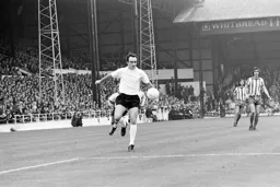 John Aston going down the right this time