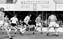 Alan Slough scores the first goal