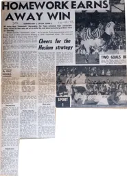 Match Report: Sunderland vs Luton Town FC (14th Oct 1972)
